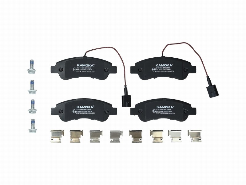 Brake pad set, disc brake