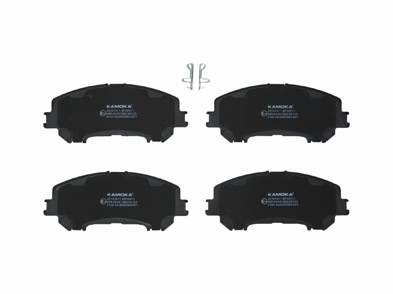 Brake pad set, disc brake