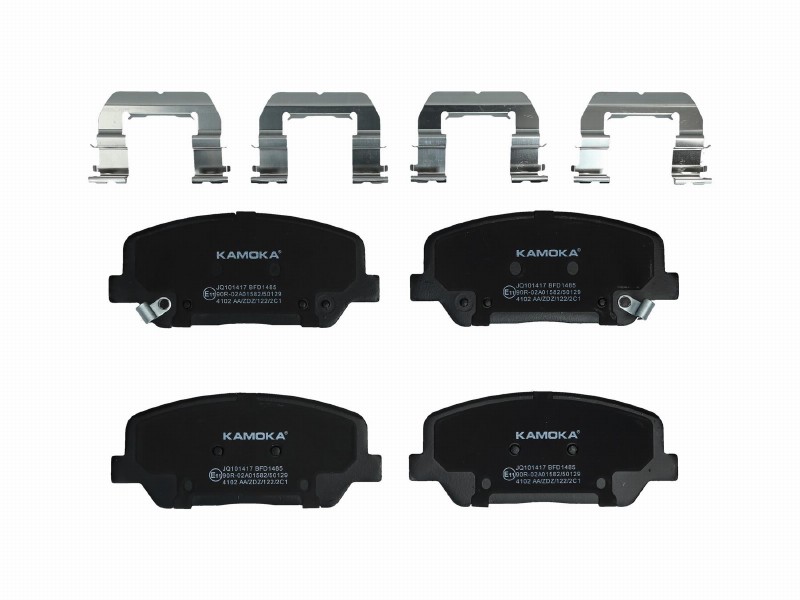 Brake pad set, disc brake