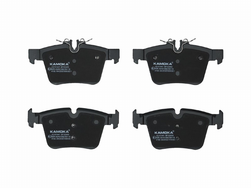 Brake pad set, disc brake