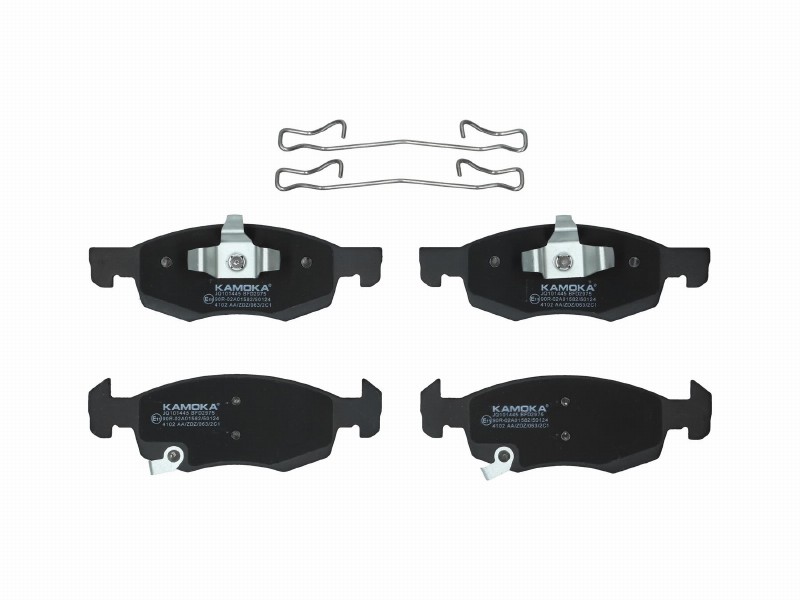 Brake pad set, disc brake
