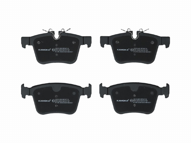 Brake pad set, disc brake
