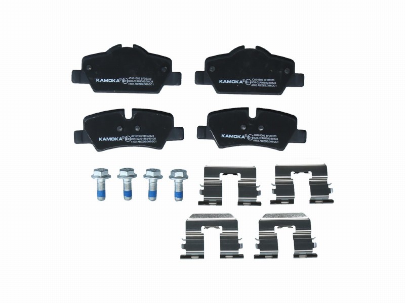 Brake pad set, disc brake