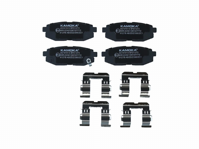 Brake pad set, disc brake