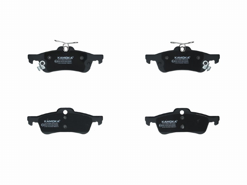 Brake pad set, disc brake