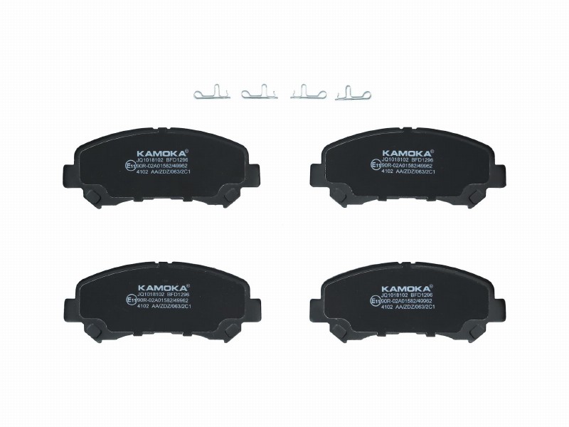 Brake pad set, disc brake
