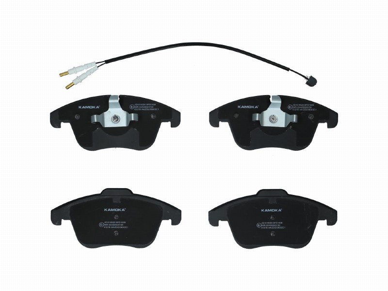 Brake pad set, disc brake