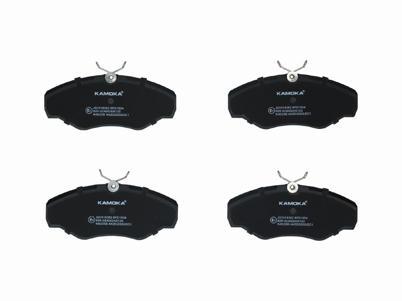 Brake pad set, disc brake