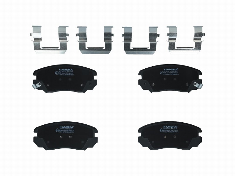 Brake pad set, disc brake