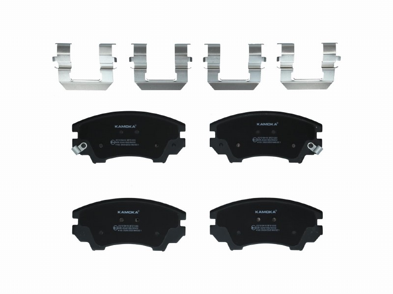 Brake pad set, disc brake