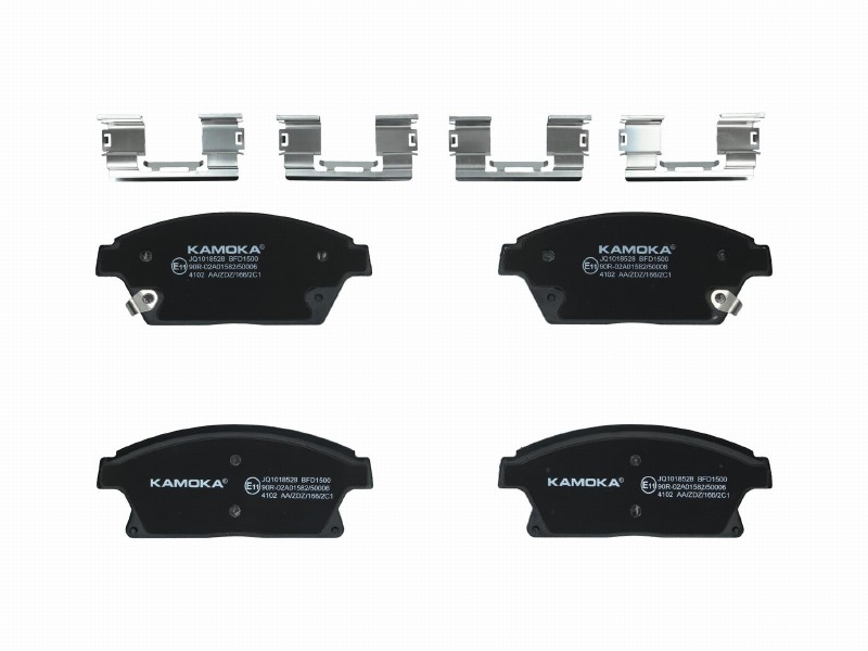 Brake pad set, disc brake