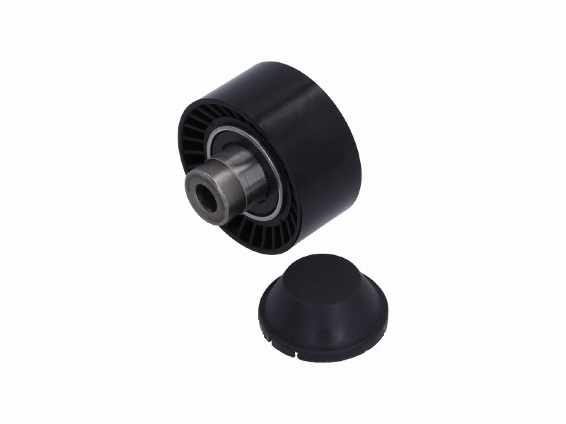 Deflection/guide pulley, V-ribbed belt