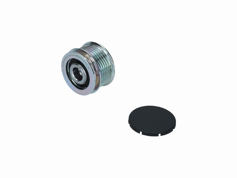 Alternator freewheel device