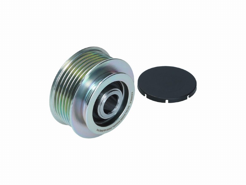 Alternator freewheel device