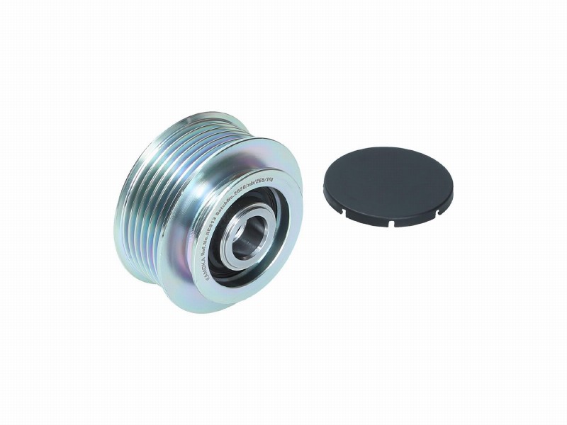 Alternator freewheel device