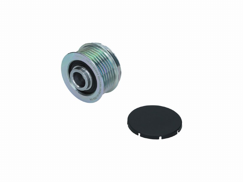 Alternator freewheel device