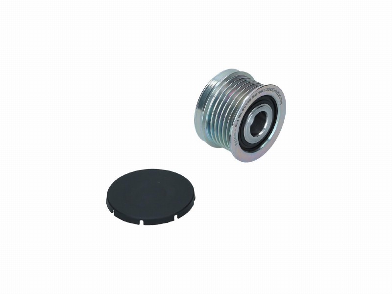 Alternator freewheel device