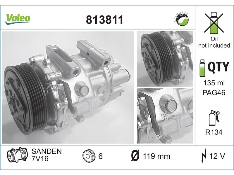 Compressor, air conditioning