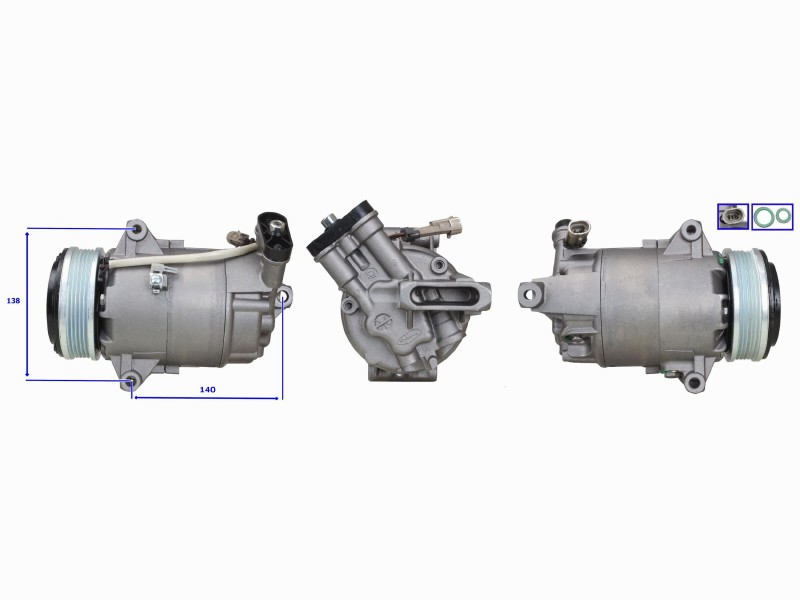 Compressor, air conditioning