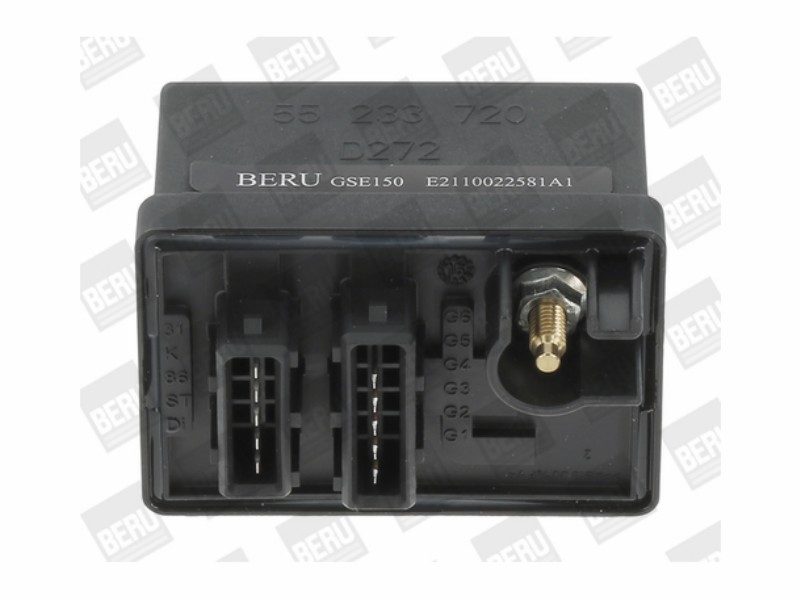 Control unit, glow time