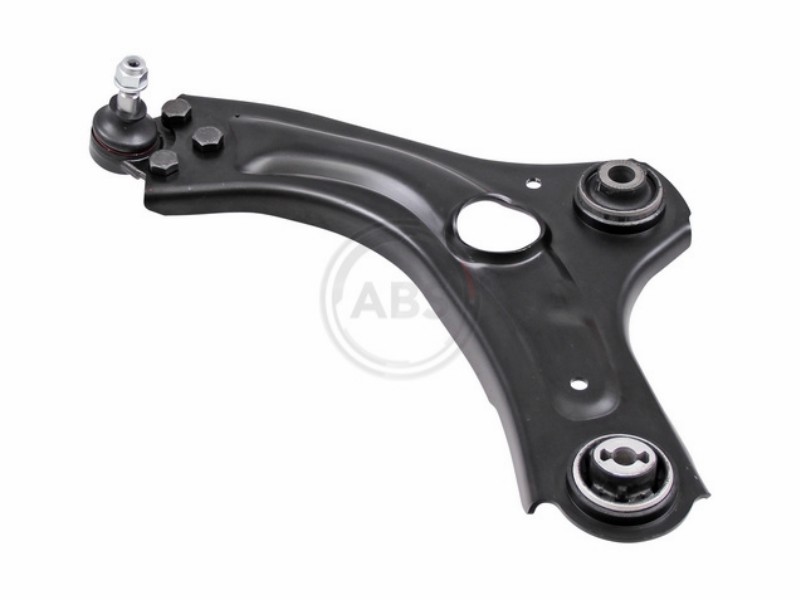 Control arm, wheel suspension