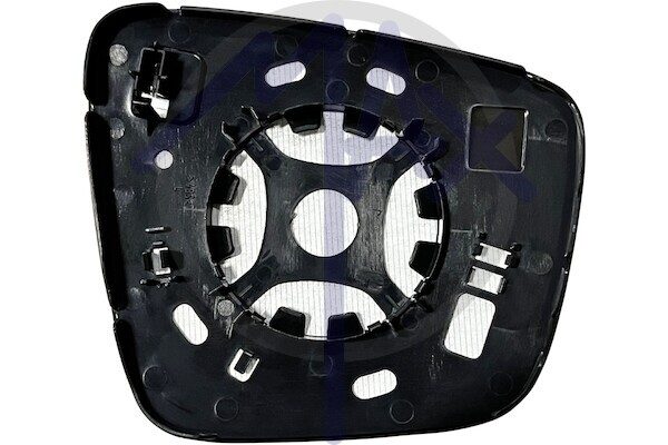 Left rear-view mirror glass, aspherical chrome, heated