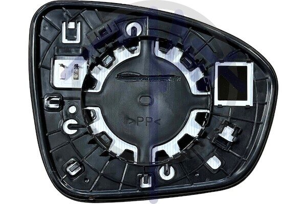 Left rear-view mirror glass, aspherical chrome, heated