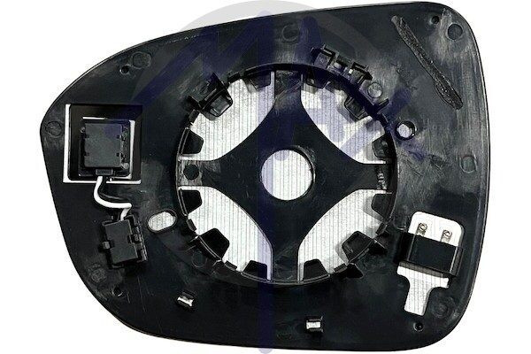 Right rear-view mirror glass, heated chrome convex, with BLIS system (blind spot)