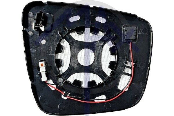 Rear-view mirror glass left, heated chrome aspherical, with BLIS system (blind spot)