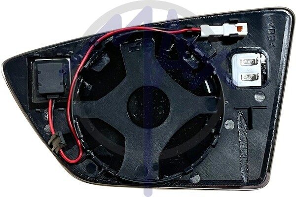 Right rear-view mirror glass, heated chrome convex, with BLIS system (blind spot)