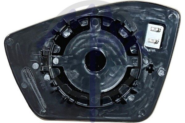 Right rear-view mirror glass, convex chrome, heated