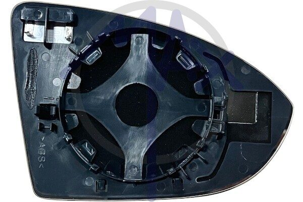Left rear-view mirror glass, aspherical chrome, heated