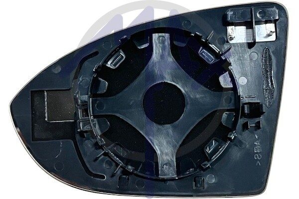 Right rear-view mirror glass, convex chrome, heated
