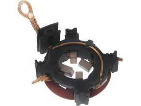 Starter motor brush holder