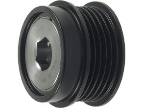 Alternator freewheel pulley