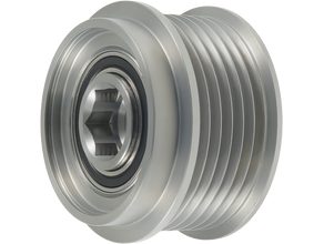 Alternator freewheel pulley