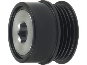 Alternator freewheel pulley