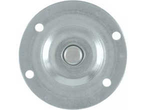 Starter motor commutator-side bracket