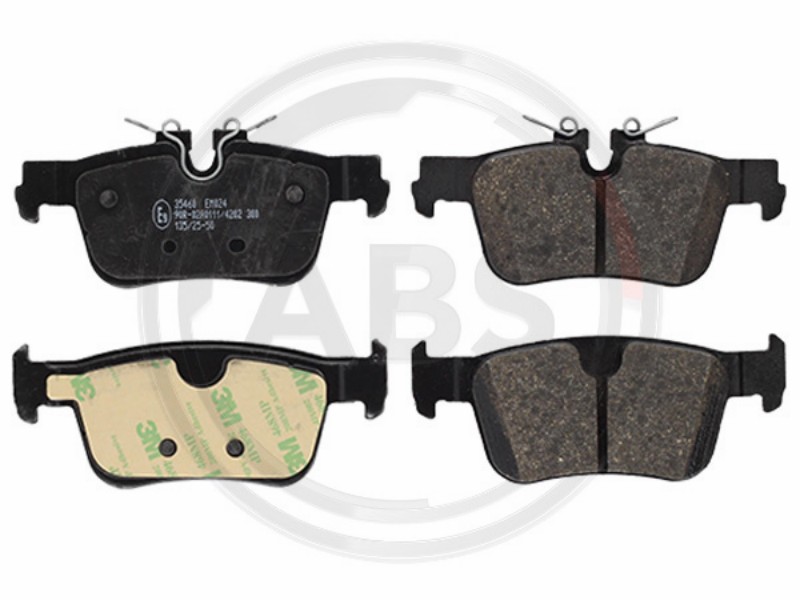Brake pad set, disc brake