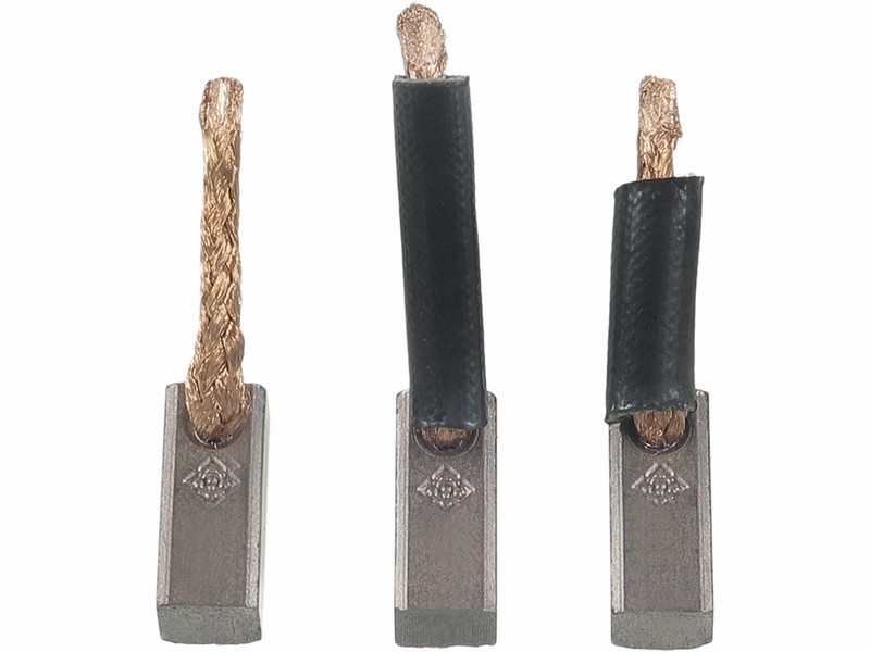 Carbon brush, starter motor