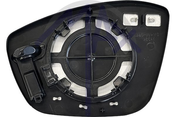 Vetro specchietto retrovisore destro, convesso cromato riscaldato, con sistema BLIS (angolo cieco)
